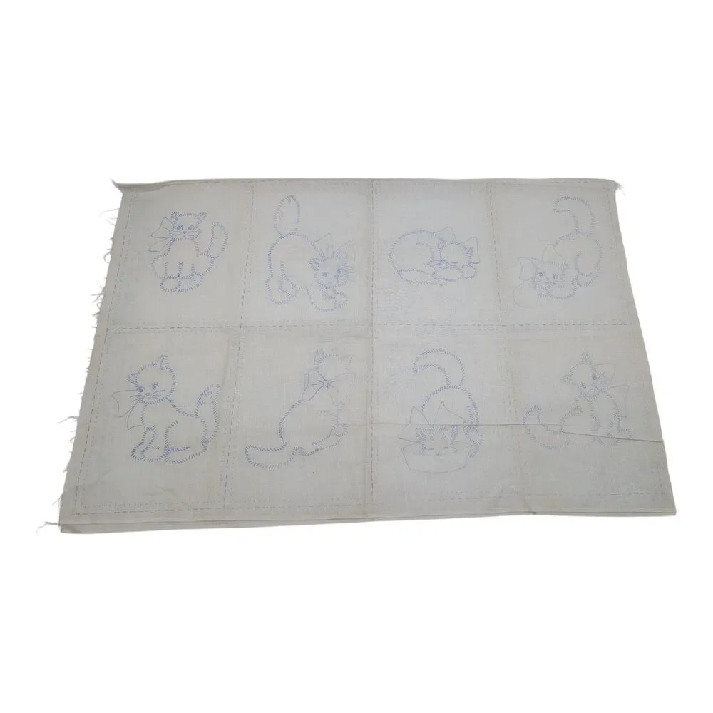 Vintage Kitty Cat Cute‎ Fun Boot Transfer Patterns, MCM Iron On Transfers, 1960s